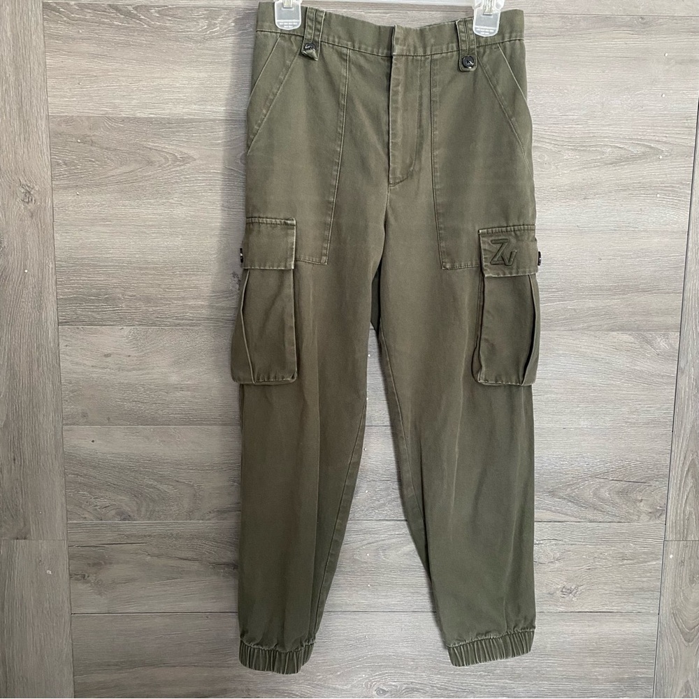 Zadig & Voltaire Cotton Canvas Cargo Joggers